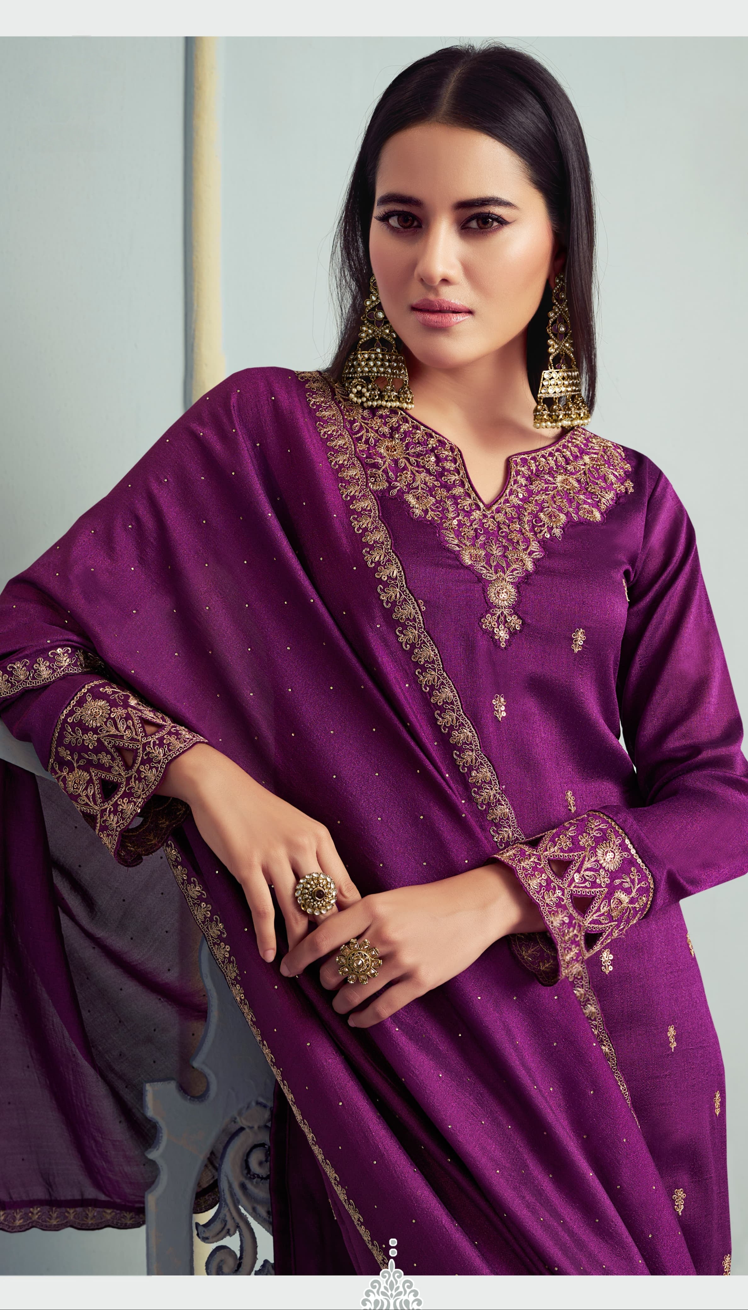 Premium Embroidered Suit LXST0010