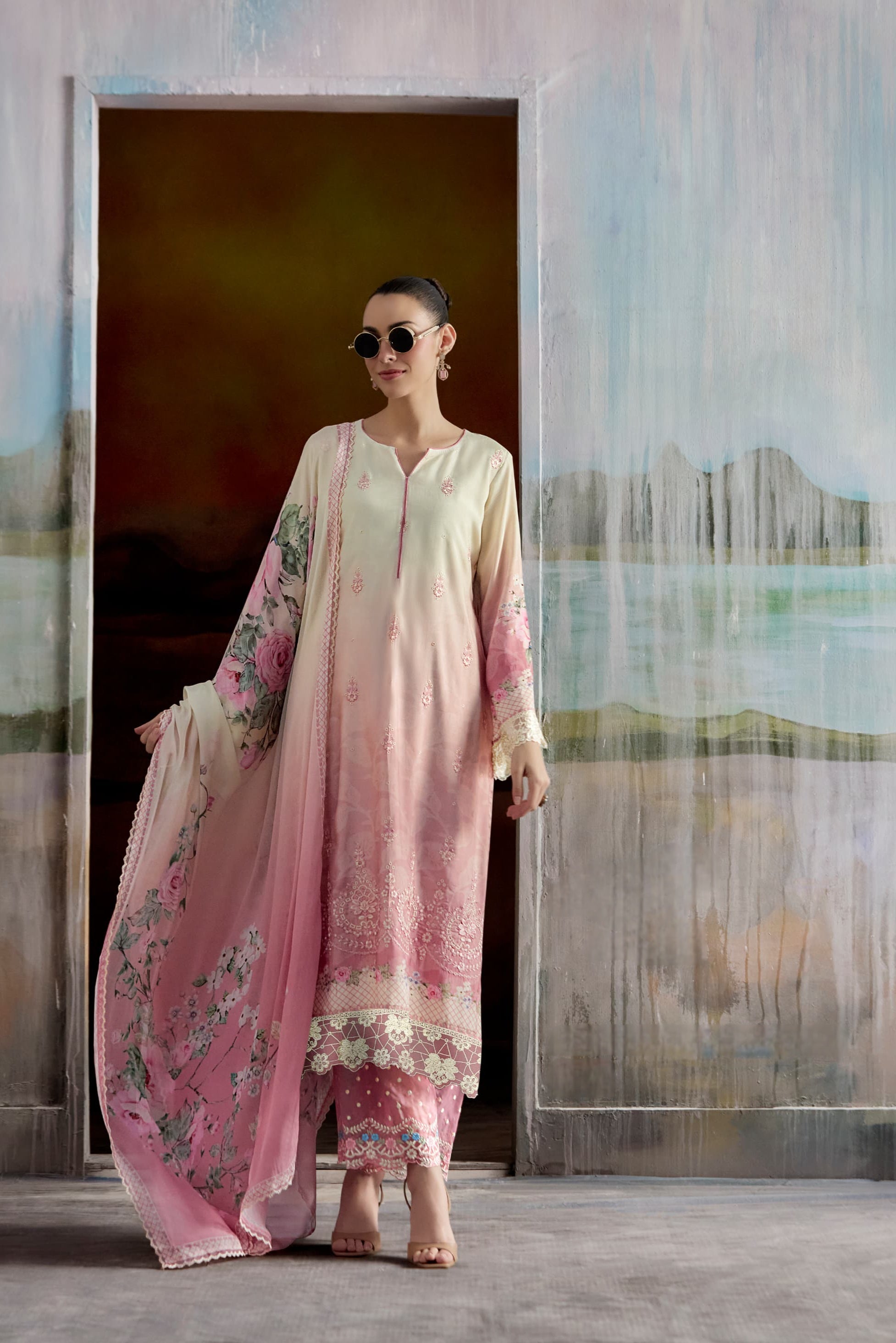 Pure Muslin Fab Luxury Suit LXST0018