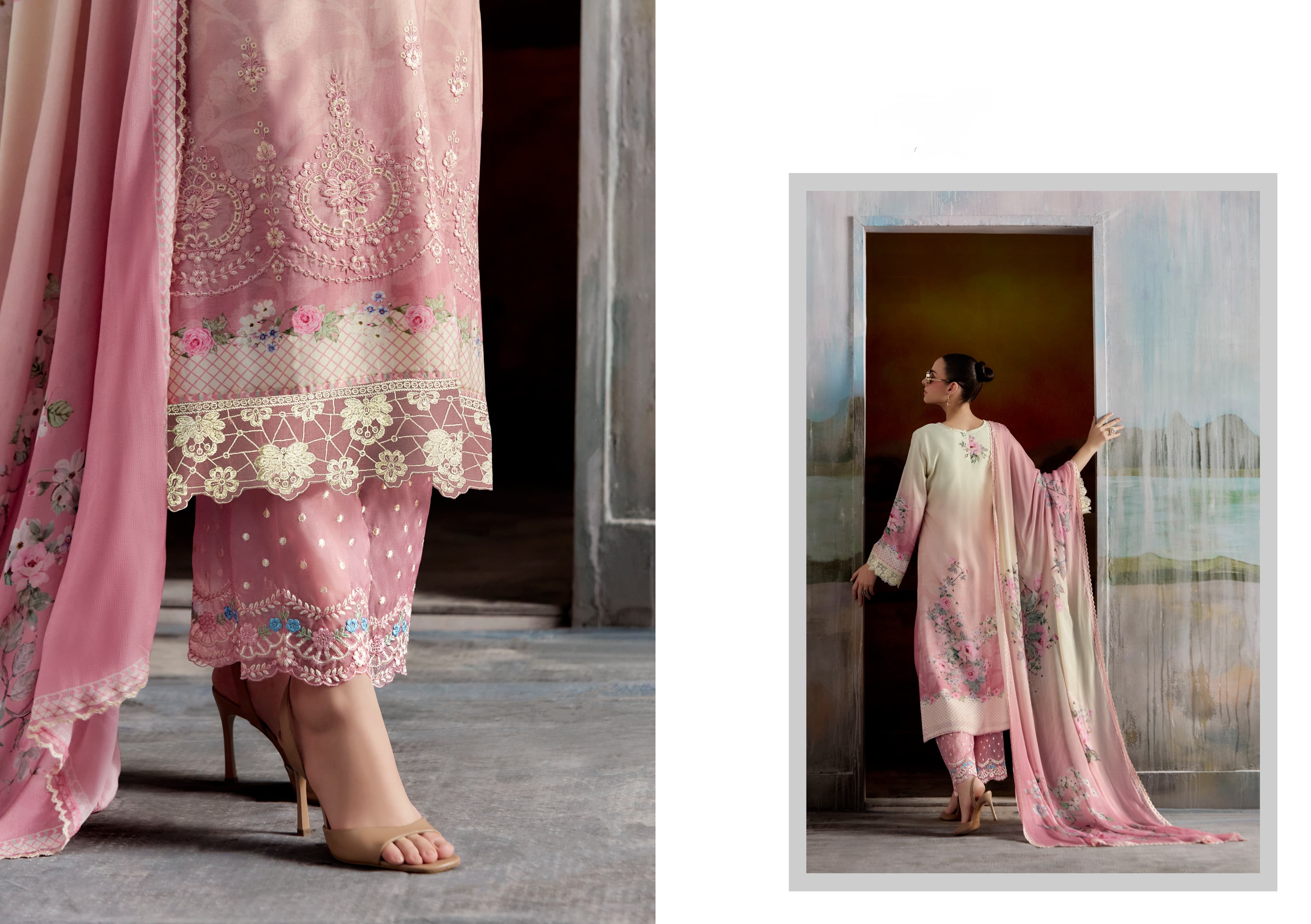 Pure Muslin Fab Luxury Suit LXST0018