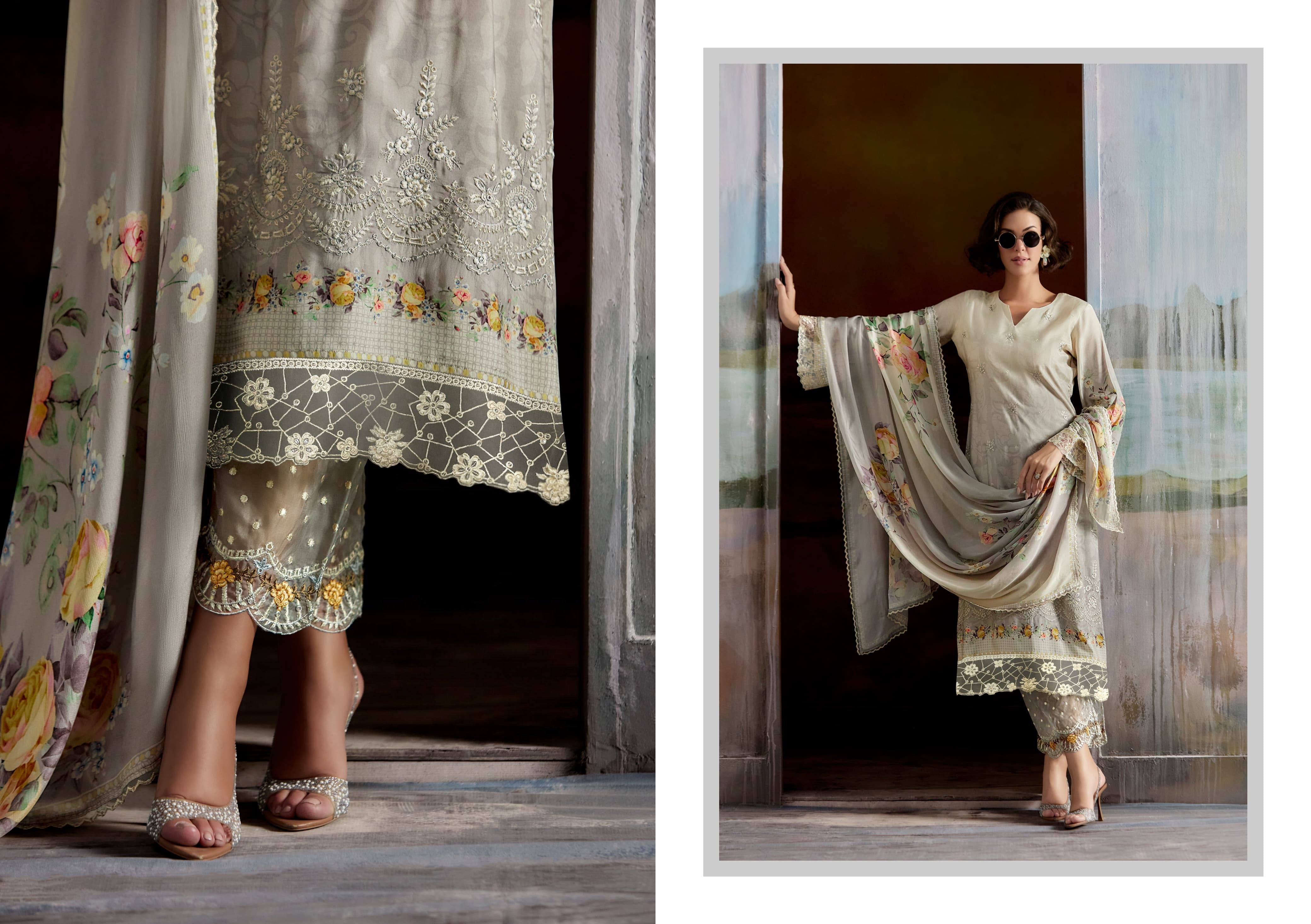 Pure Muslin Fab Luxury Suit LXST0018