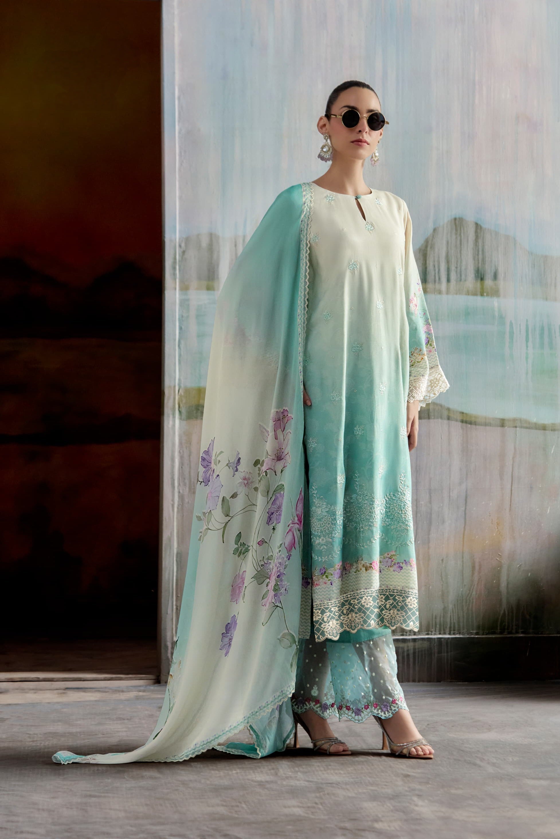 Pure Muslin Fab Luxury Suit LXST0018