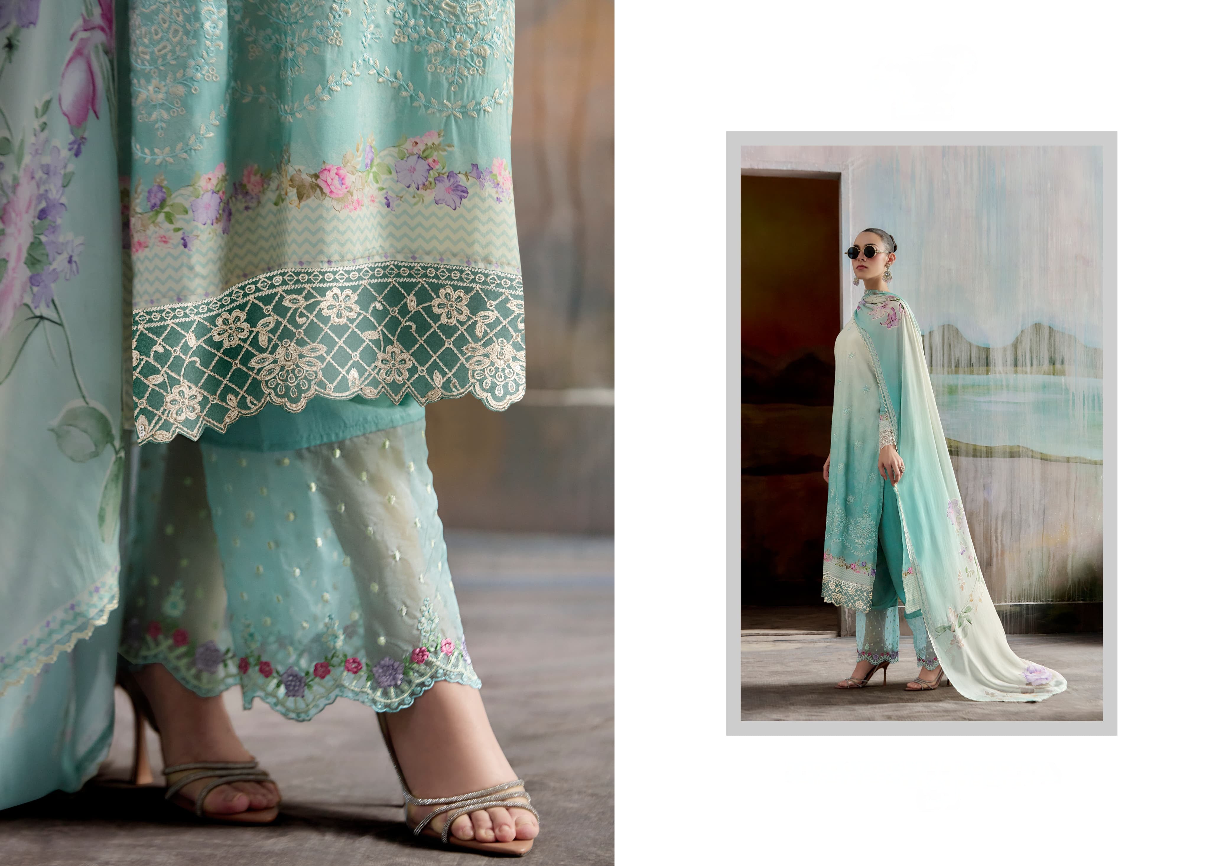 Pure Muslin Fab Luxury Suit LXST0018