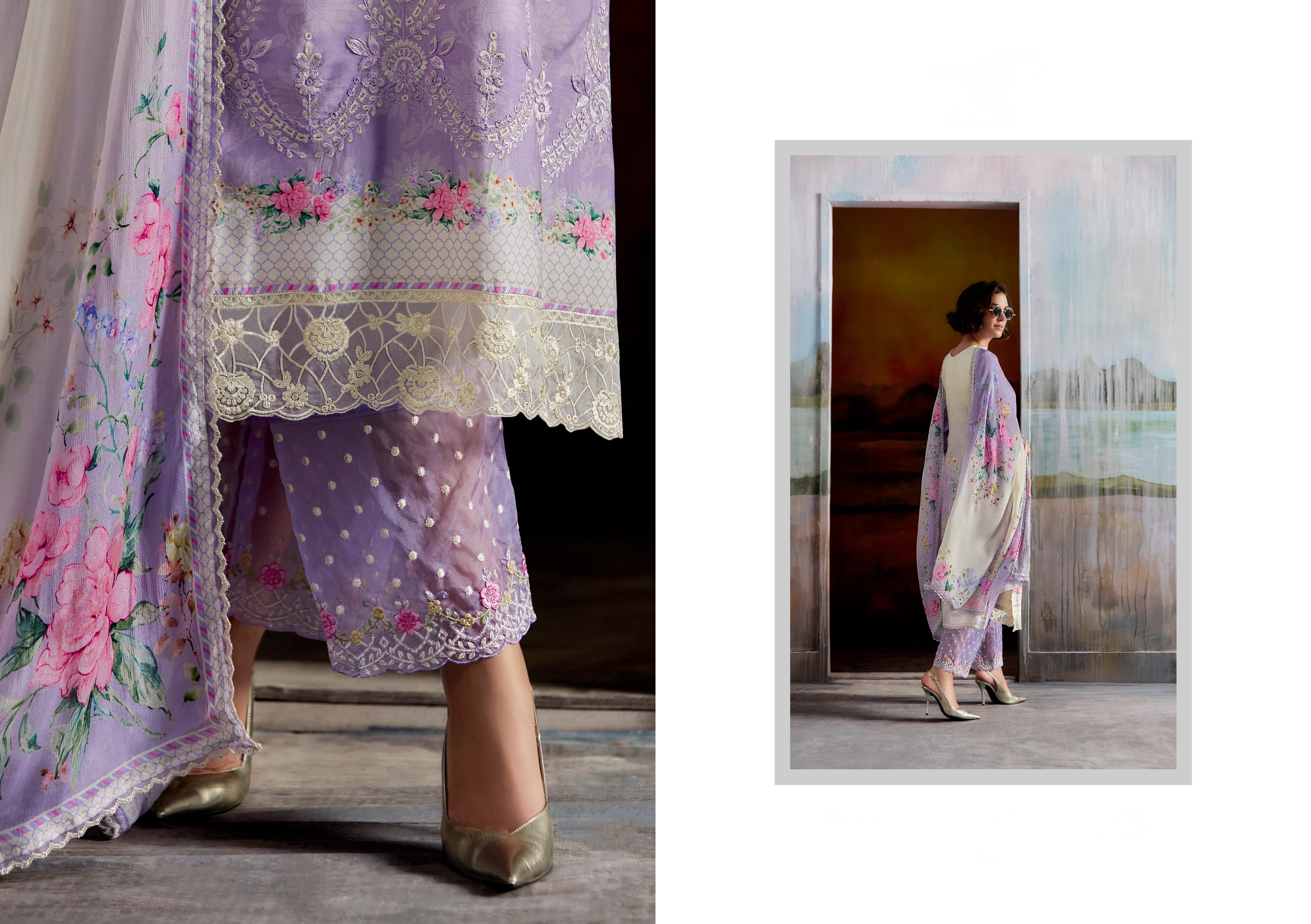 Pure Muslin Fab Luxury Suit LXST0018