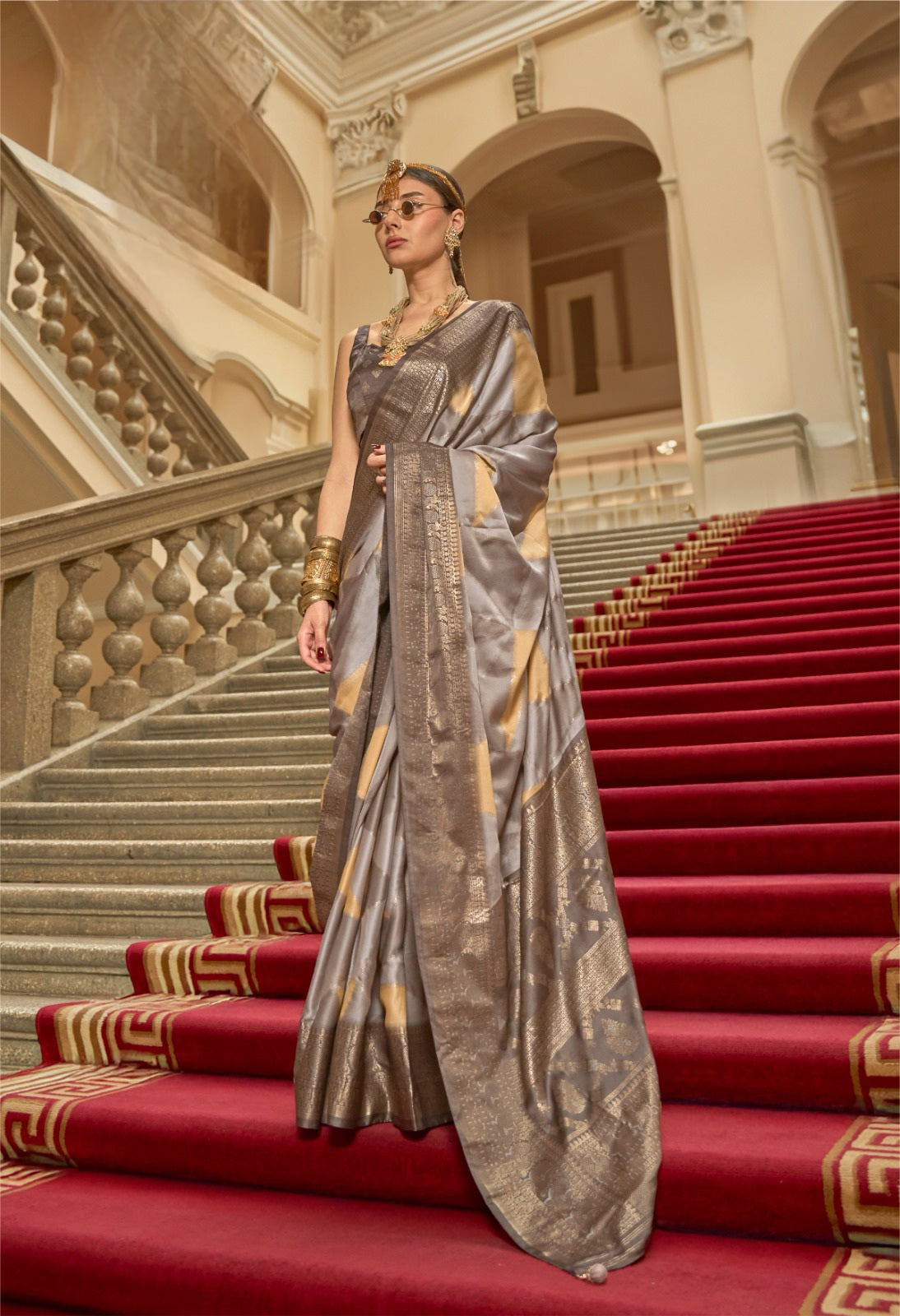 Rangat Gaji Satin Saree EASE0029