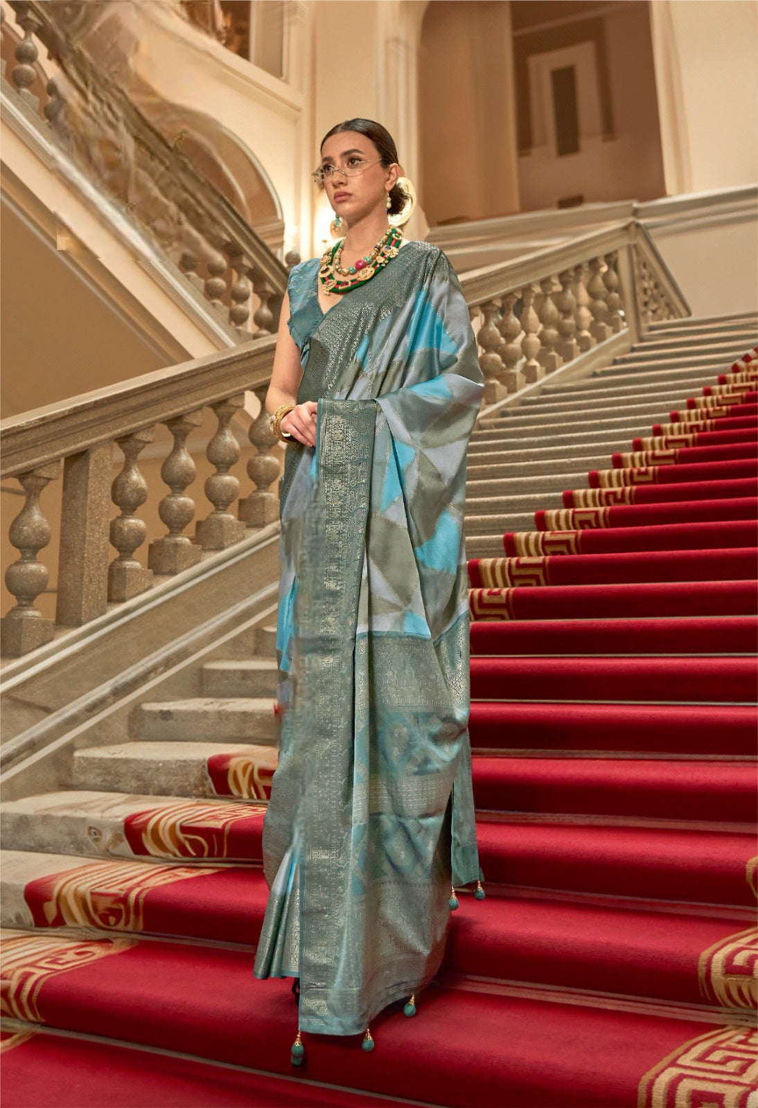 Rangat Gaji Satin Saree EASE0029