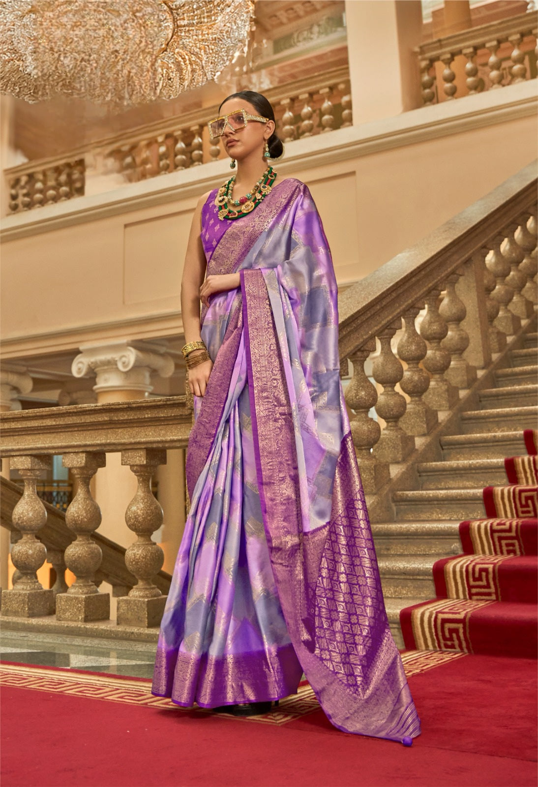 Rangat Gaji Satin Saree EASE0029