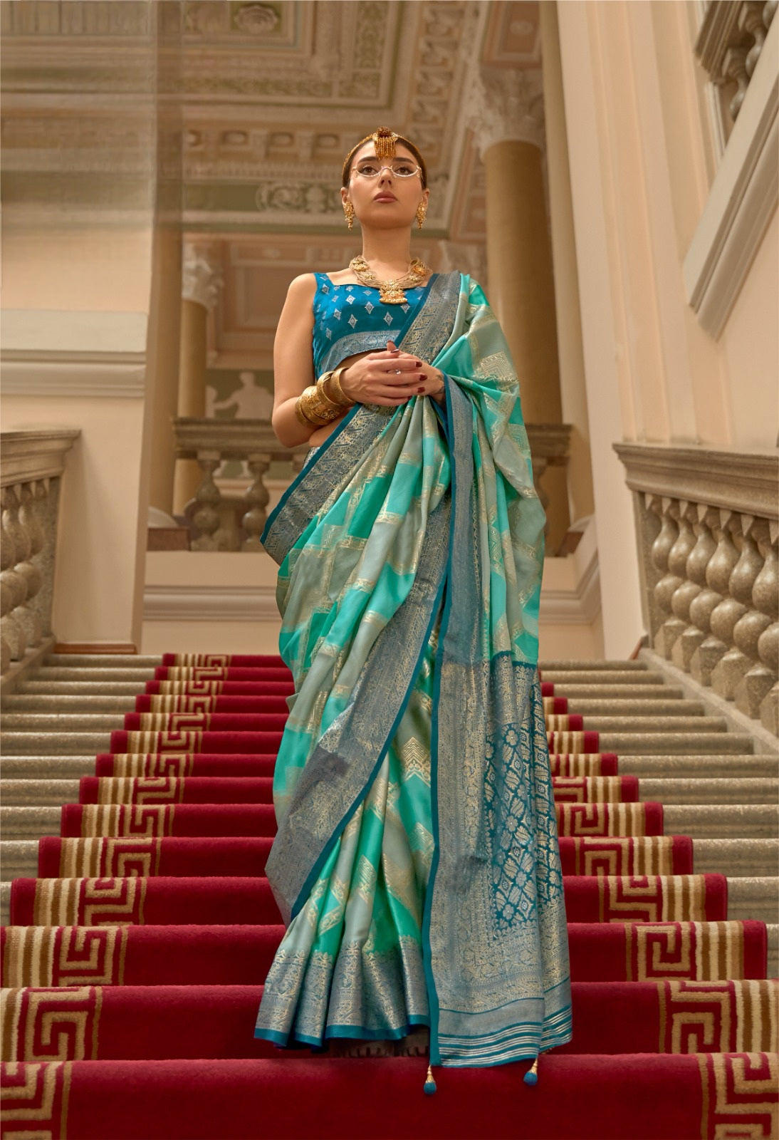 Rangat Gaji Satin Saree EASE0029