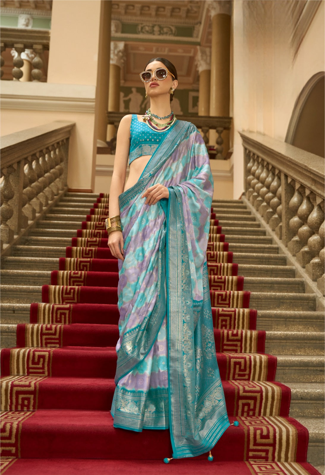 Rangat Gaji Satin Saree EASE0029