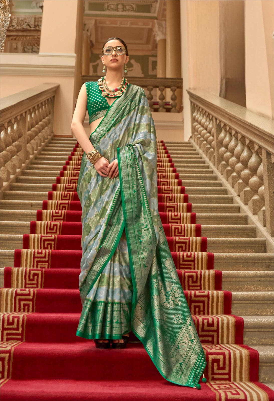 Rangat Gaji Satin Saree EASE0029