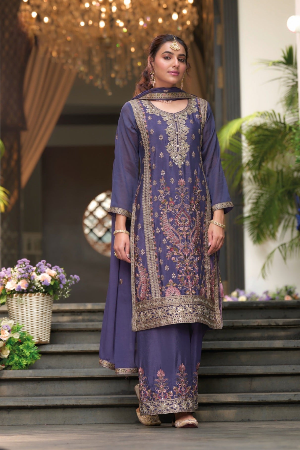 Tehzeeb Embroidred Luxury Suit LXST0053